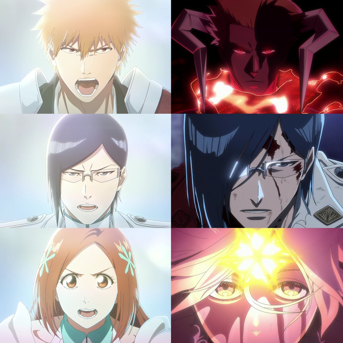 teamkarakura's tweet photo. Seeing Ichigo, Uryuu, and Orihime all at #1 in different polls makes me so happy, they deserve this!!! ✨️💖 https://t.co/GfHenZ1ddX