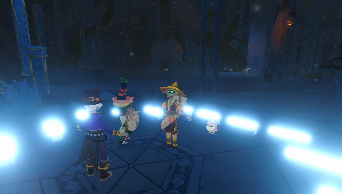 yunom1n0r1's tweet photo. 今日の #BitCraft #BitCraftOnline
職業訓練ダンジョンで木工と石工のお守り出すのに5時間地下労働🤣
超優秀な社員の皆様＆雑談付き合ってくれた皆様＆見ててくれた皆様、暗闇を照らしてくれてありがとう⚒️
採掘の道具も作った！あとは採掘のお守りで完成でしょうかね一旦ね！

京都沈没と本日の職場 https://t.co/5atZp8r1wV
