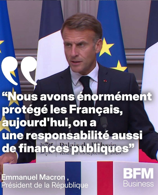 Forhalinton's tweet photo. Lunaire, fantasmagorique. Macron ne se remet jamais en question. Il nous a ruinés, ne nous a jamais défendus, et continue de nous prendre pour des débiles. Un narcissique sans empathie. Pantois. https://t.co/qua4QbPUhw