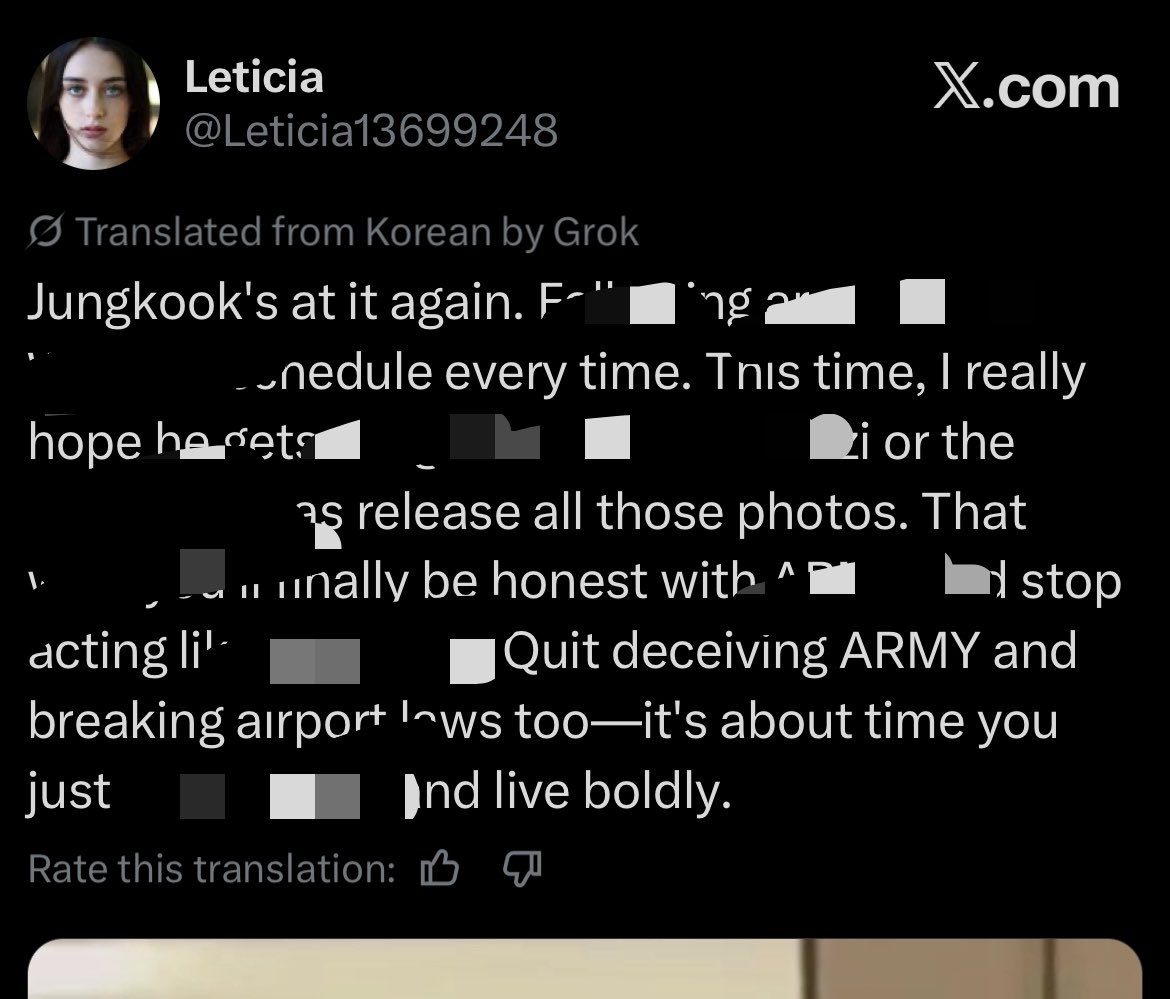 jkreportings's tweet photo. Please mass report and block this account for spreading baseless rumors and misinformation about 🐰. It was clearly stated at the airport that he had a separate schedule. RNB‼️‼️‼️‼️‼️‼️‼️

📍https://t.co/AtN5jAdbAZ https://t.co/zGOr4ndkt8