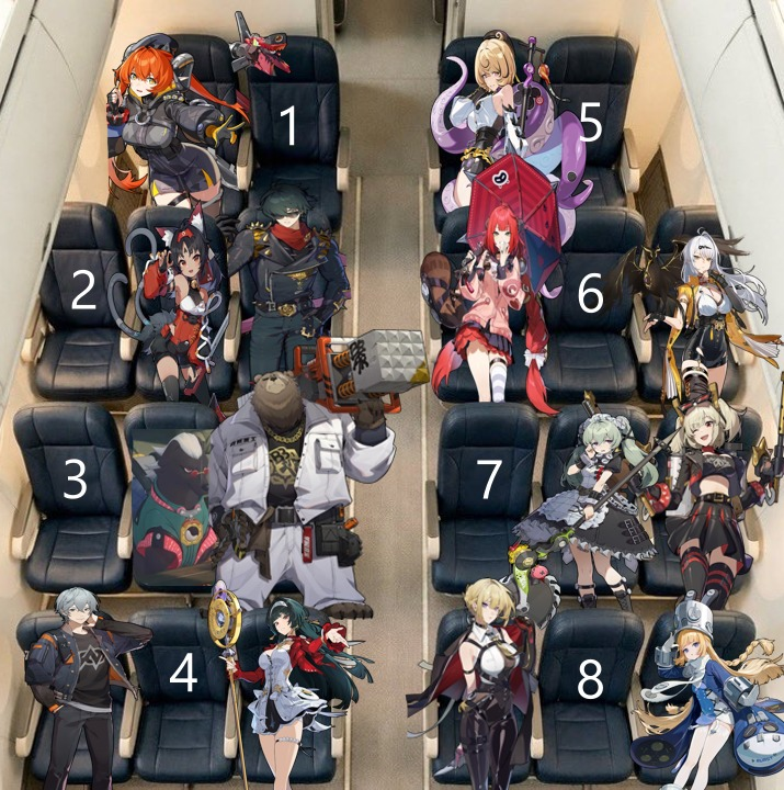 Phaethon2DFD's tweet photo. as for my own installment to this week's maid game~

many of the seats have some... conflicting personalities or drawbacks

let's see where you cuties would like to sit https://t.co/NvK8FvMd73