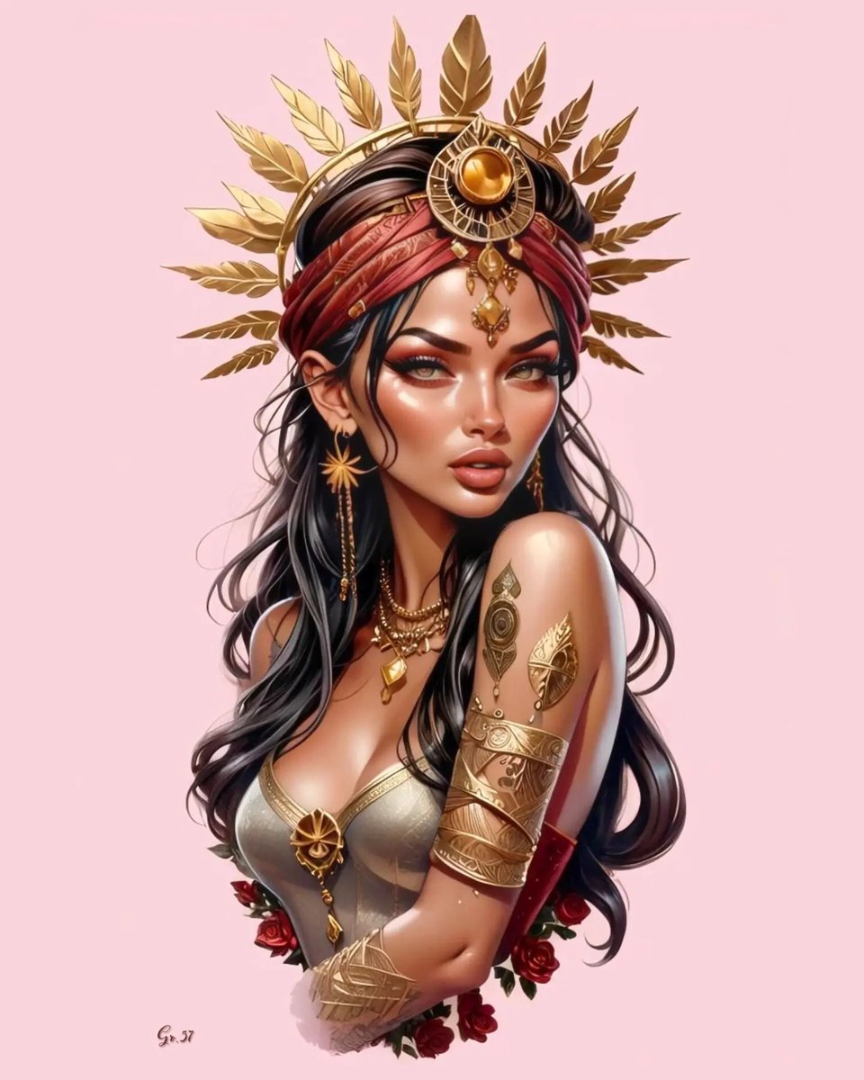 free_man_575's tweet photo. #art_paintings #portrait_paintings #pink_background #beautiful_model #beautiful_women #beauty_eyes #brown_eyes #brown_hair #sexy_woman #headdress #jewelry #Gr_57 🎱 https://t.co/hv7cgRVB0Q