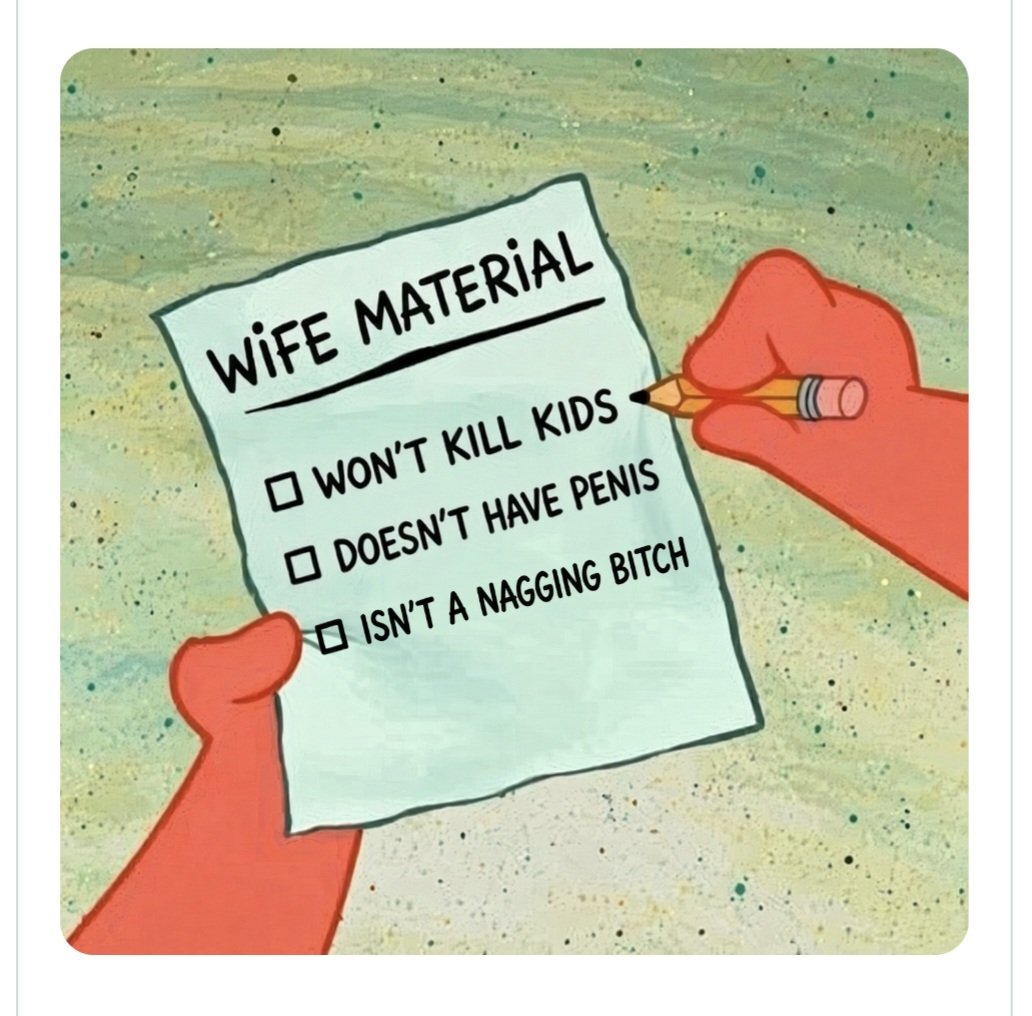LifeSelfSociety's tweet photo. @Rich_Cooper Men's list for a woman https://t.co/RUBpQSFDqb