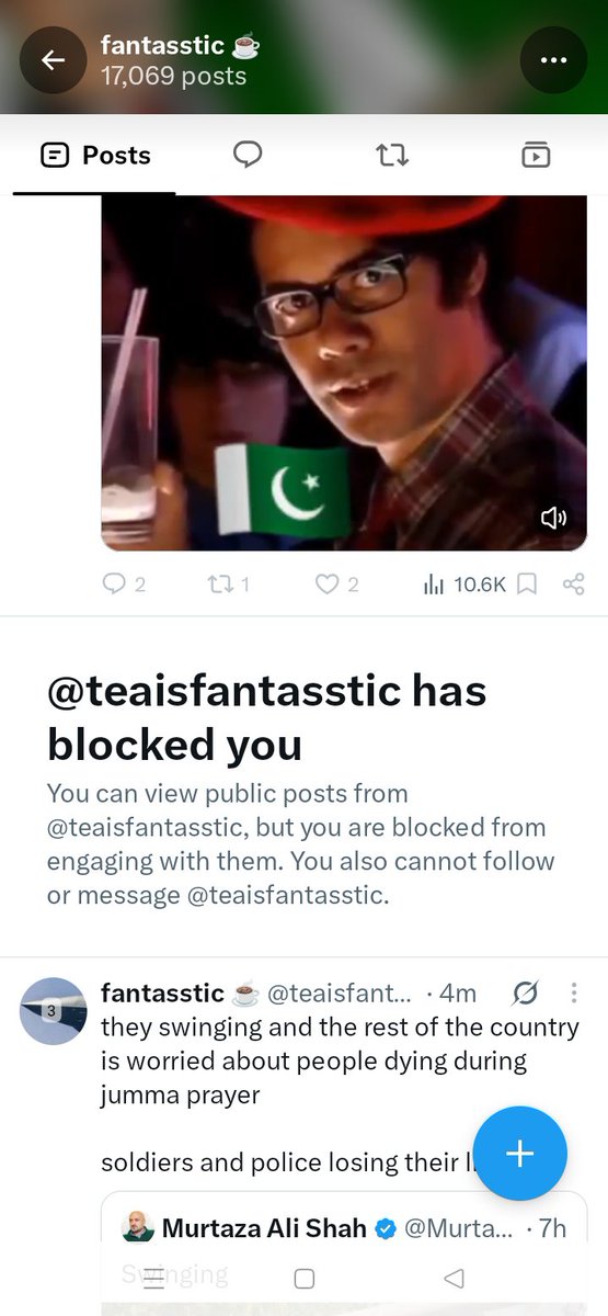 Gladiator_6981's tweet photo. @teaisfantasstic @Vanta_Logik One more thing porki mujeet @teaisfantasstic , block kar ka you can't escape Humiliation of your khassi kalma go aand force . Ab ja kar gu kah aur camel cola pi 😹👇 https://t.co/krDPi9UAJo