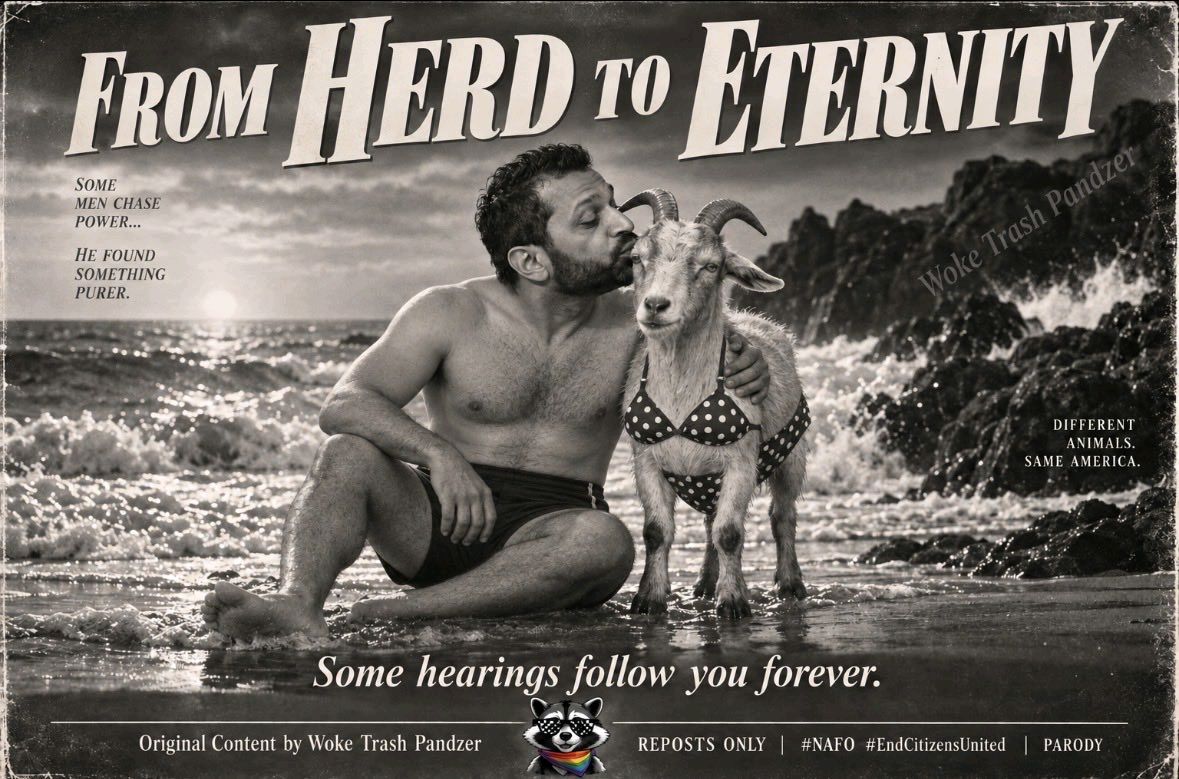 RFuryNews's tweet photo. FROM HERD TO ETERNITY
Now hiring at the FBI
Different animals. Same America.
Coming soon to a polygraph near you. https://t.co/FGCdnYr3mg