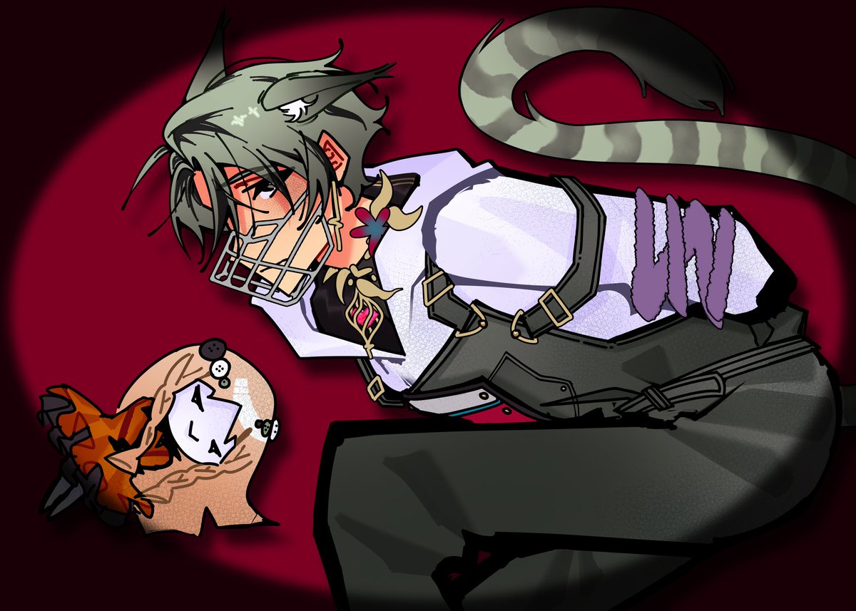 _FL114's tweet photo. So this is what happened to solan during the minecraft stream….

#FernArt https://t.co/ahXAxIzGCO