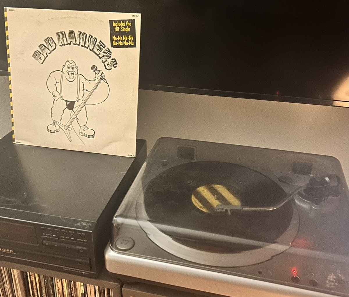 DailyTurntable's tweet photo. Day 263 - Spinning at Daily Turntable, Bad Manners - Ska ‘n’ B. The debut album by the British 2 Tone and ska band was released in 1980. https://t.co/Hkw2P2ZGYK