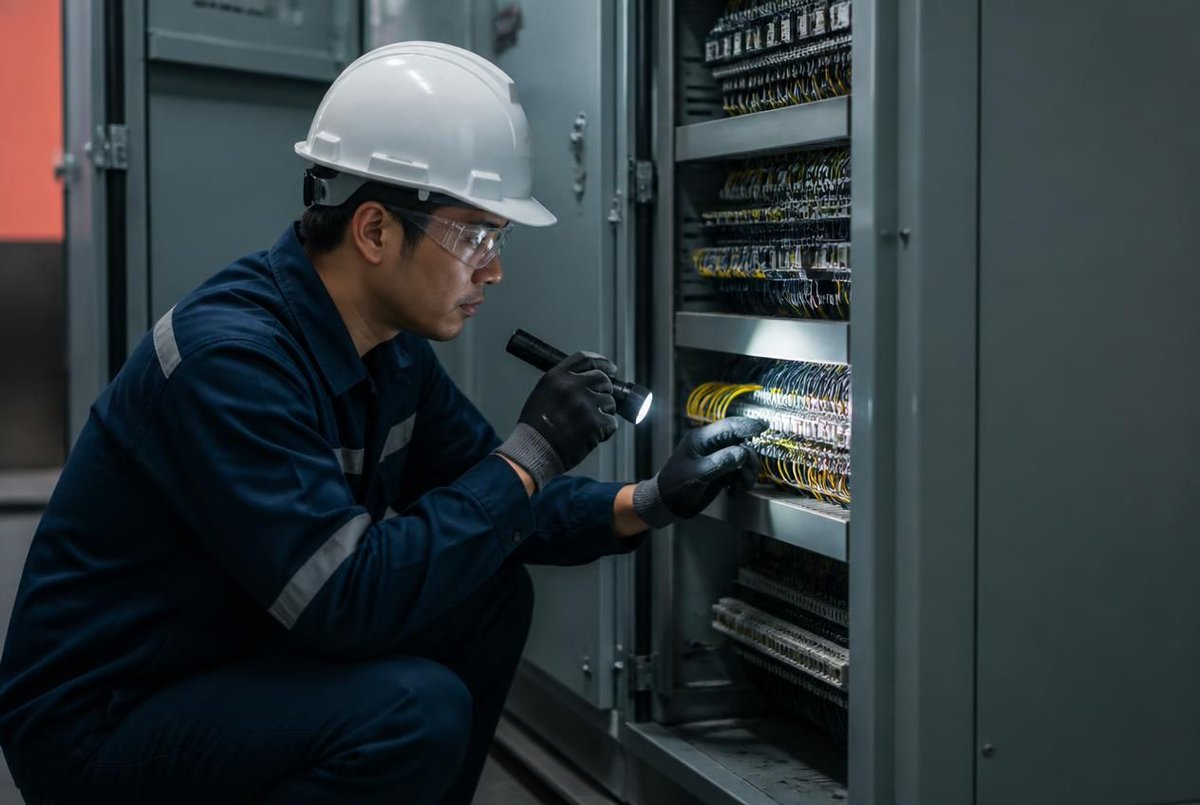 ElbrusPower_PT's tweet photo. Ada seni tersendiri saat mencari masalah di ruang mesin. Semua laporan bilang sistem normal, tapi insting engineer bilang ada yang aneh. Begitu dicek, ternyata ada kabel longgar yang selama ini hanya mengandalkan keberuntungan 🛠️ #Engineering #Troubleshooting https://t.co/CrNDle7BBT
