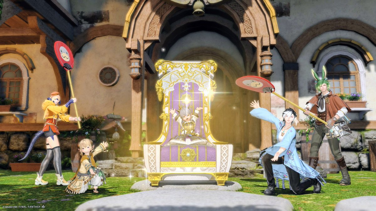 A_Rustcat's tweet photo. おはようです☀️
実はFCを卒業してGaiaからManaへ引っ越すことになって、FCメンが送別会開いてくれました！
サプライスでプレゼントもらって超感激！😍✨
地図も魔紋開きまくりで最高に楽しかった😆
みんな、これからもよろしくねー！🥰
#おはララ #FF14 https://t.co/slGE2jFKD3