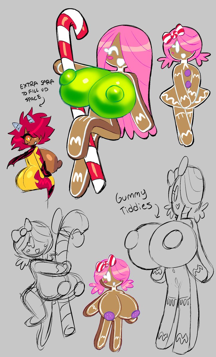 Ilikestuffdoyou's tweet photo. Just felt the need to draw a gingerbread girl https://t.co/kAefT4xwbl