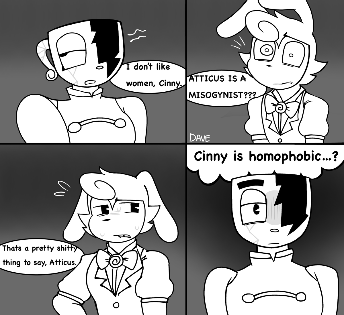 DR_ENCORE's tweet photo. ykw i havent posted art on here for a little bit— take a comic i made of my oc’s being dumb asf 😭 https://t.co/XwCB7FPGSD
