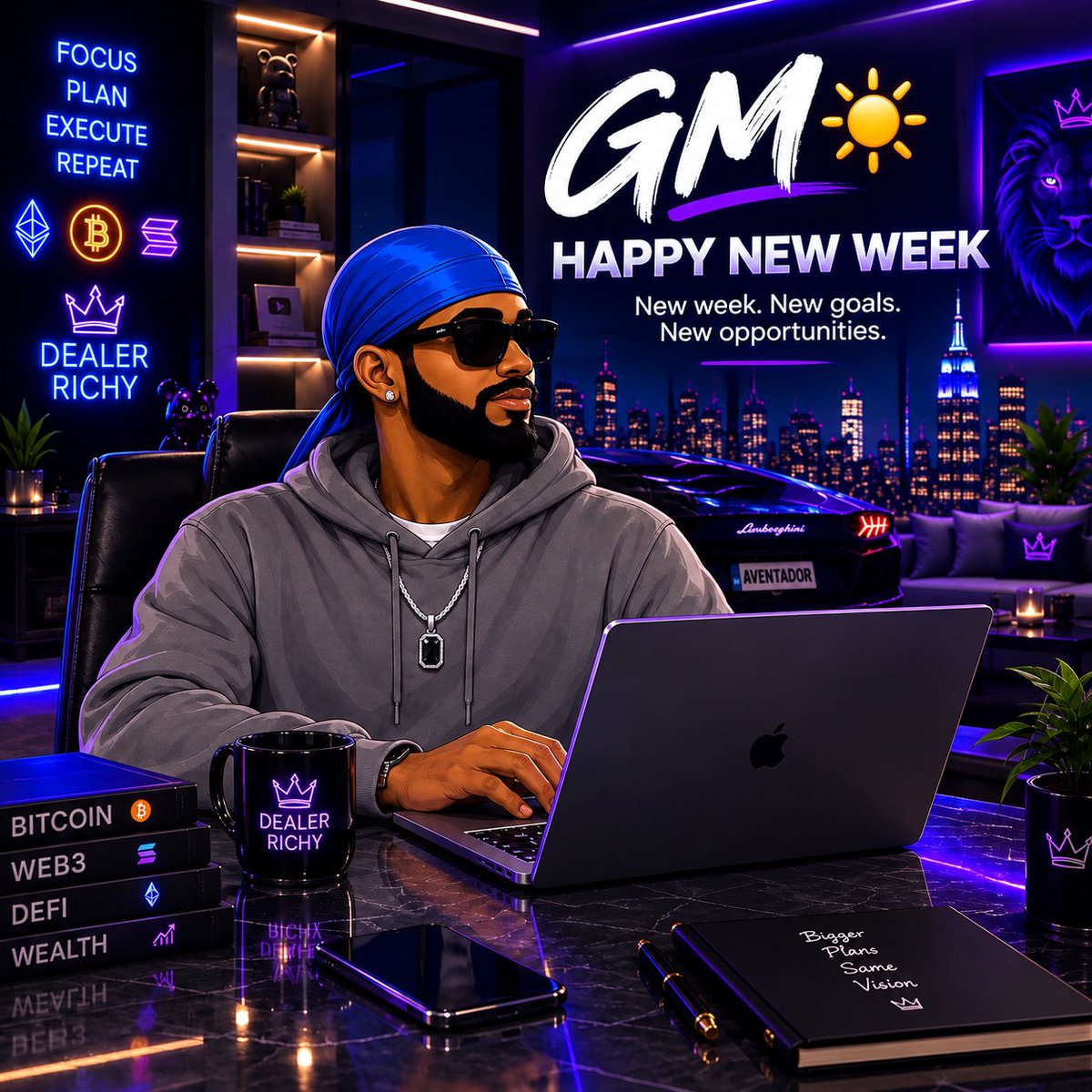 Dealer_richy's tweet photo. GM Builders ☀️

Happy New Week! 🫡

New week, new opportunities, new goals.
Stay focused, keep building, and keep showing up.

Wishing everyone a productive and successful week ahead. 🚀

Let’s make it count! 💯 https://t.co/mS9N9ixHFR