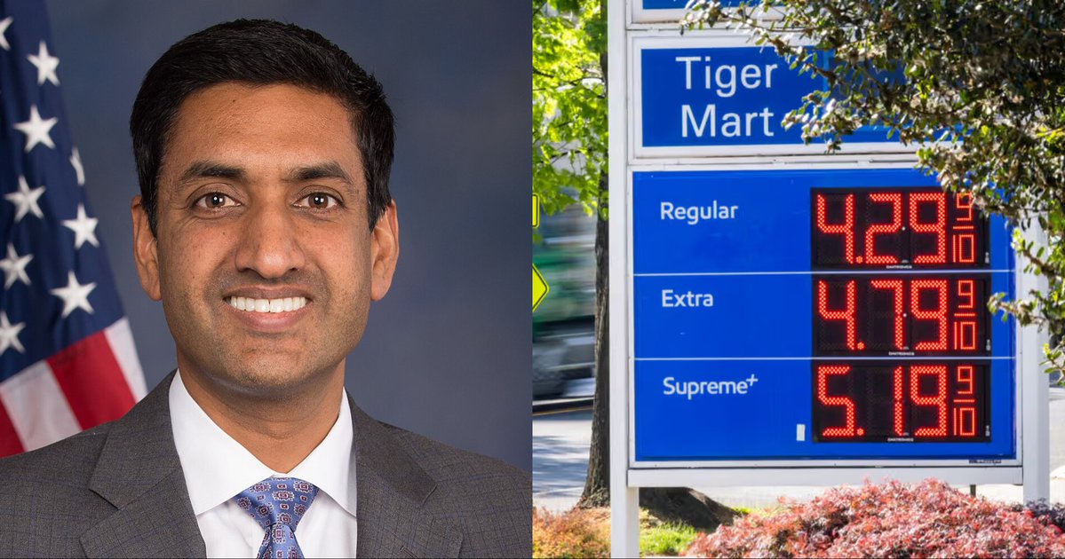 DemzDeliver's tweet photo. 🚨 Ro Khanna introduces bill to fully refund the costs of Trump's Iran War to all Americans.

The war has cost $1,760 per household so far. https://t.co/FZmn4ydx0z