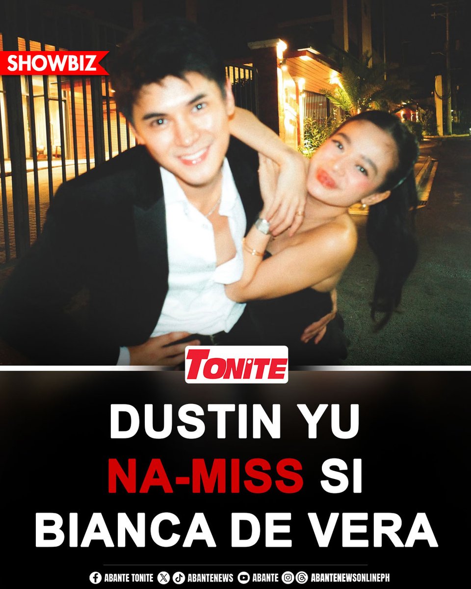 AbanteTonitePH's tweet photo. Pinakilig ni Dustin Yu ang mga faney nila ni Bianca de Vera sa kanyang latest Instagram post.

BASAHIN: https://t.co/hGgH3xQjP1 https://t.co/bZVmNyNmyC