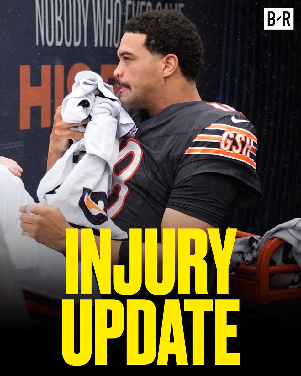 BleacherReport's tweet photo. The latest update on Caleb Williams' injury vs. Vikings

Full details: https://t.co/AWhdVB8O3E https://t.co/NKIVywNnK9