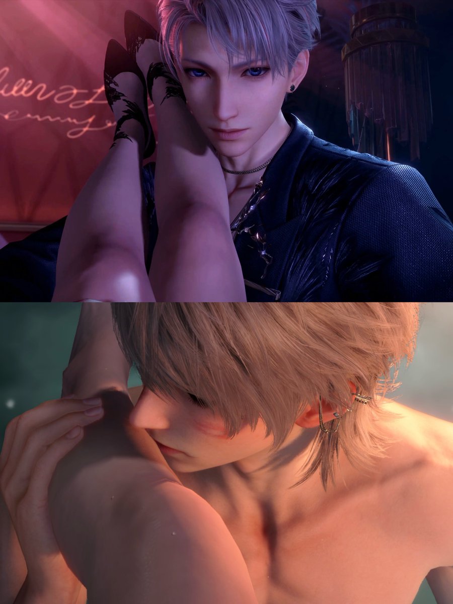 aeritzh's tweet photo. Turns out Xavier’s shoulders carry more than just the fate of Philos and the future of humanity, but also his partner’s thighs🙂‍↕️ https://t.co/aHp7Dc94Bb