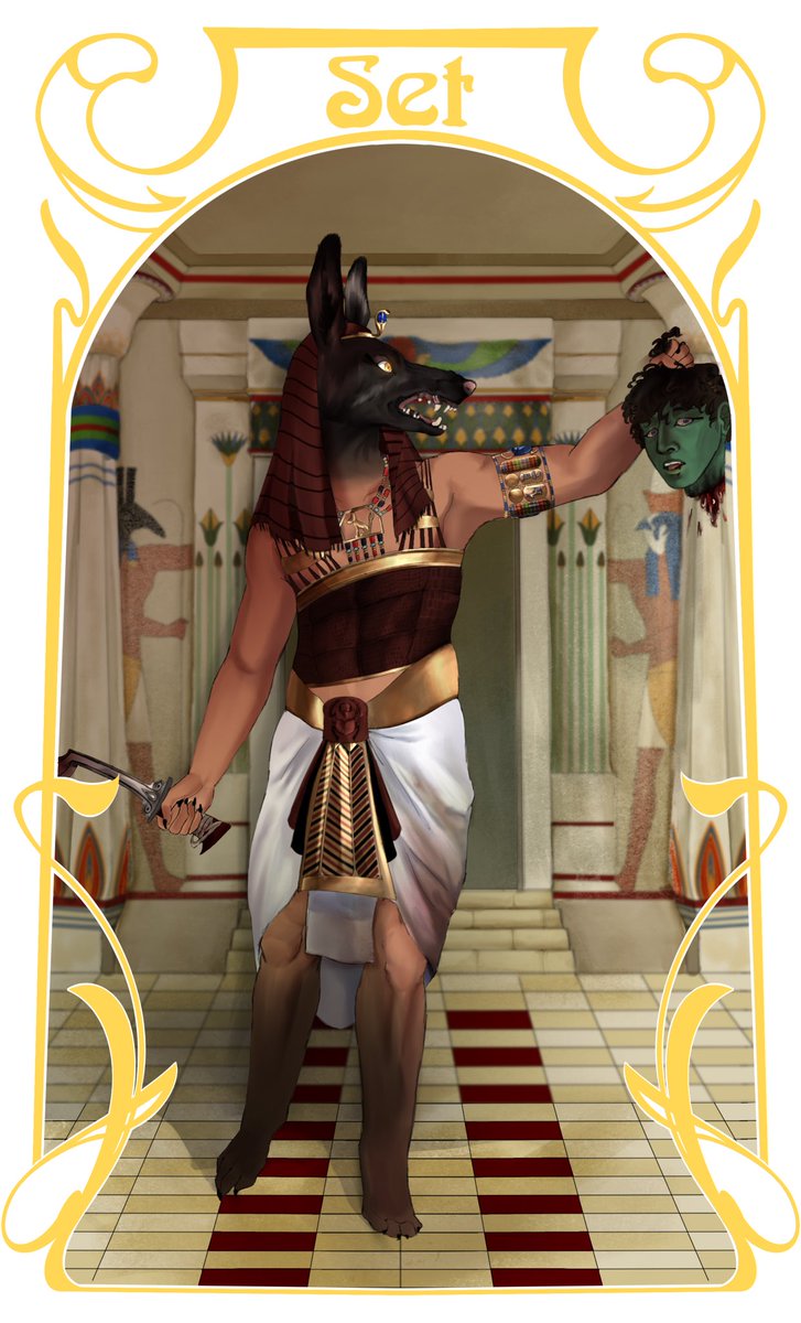 kissfishfish's tweet photo. Hello Set Nation, I have an offering to make today 

#egyptianmytholgy #ancientegypt #artmutuals https://t.co/mjCmX1ouPt