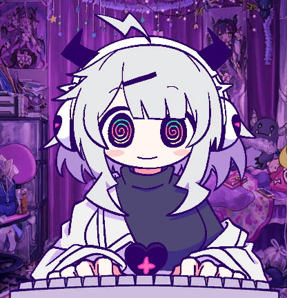 MILGRAMGimmicks's tweet photo. ────୨ৎ──────── 
headcanon  
.✦ ݁˖ submission by @09mikochan
Midomiko as YunQtie (Yunyun Syndrome!? Rhythm Psychosis)
────୨ৎ──────── https://t.co/zSLayQetVO