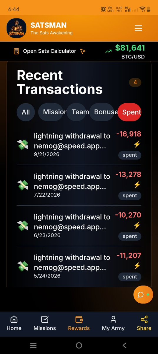 nemogaming321's tweet photo. Was my 20usdt worth it? I'm very much happy with it and thank you very much @satsman for this opportunity. Don't wait join it I have been into this for almost 200days.

https://t.co/YAZWoHSDhH https://t.co/w2n11AKOhF