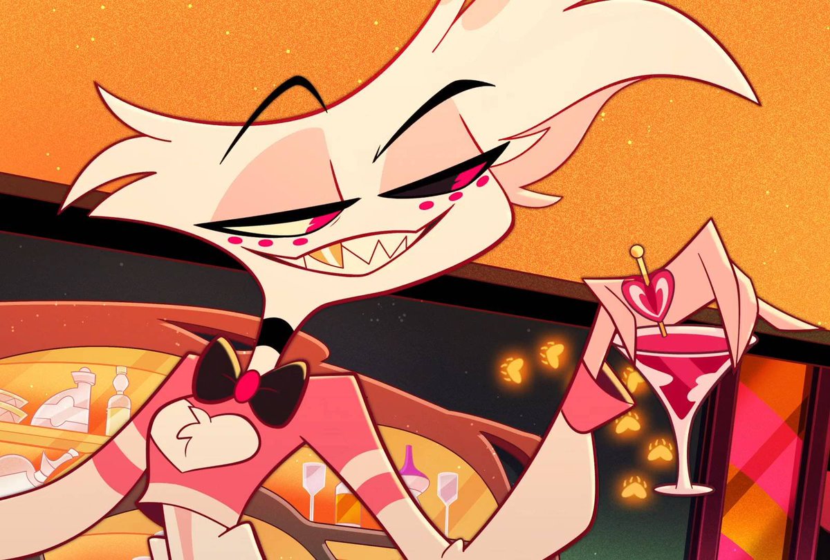 Abbypyii's tweet photo. I redesigned Angel Dust to actually be good gay rep and not a walking offensive stereotype

#hazbinotel https://t.co/yWCrVaiFLD