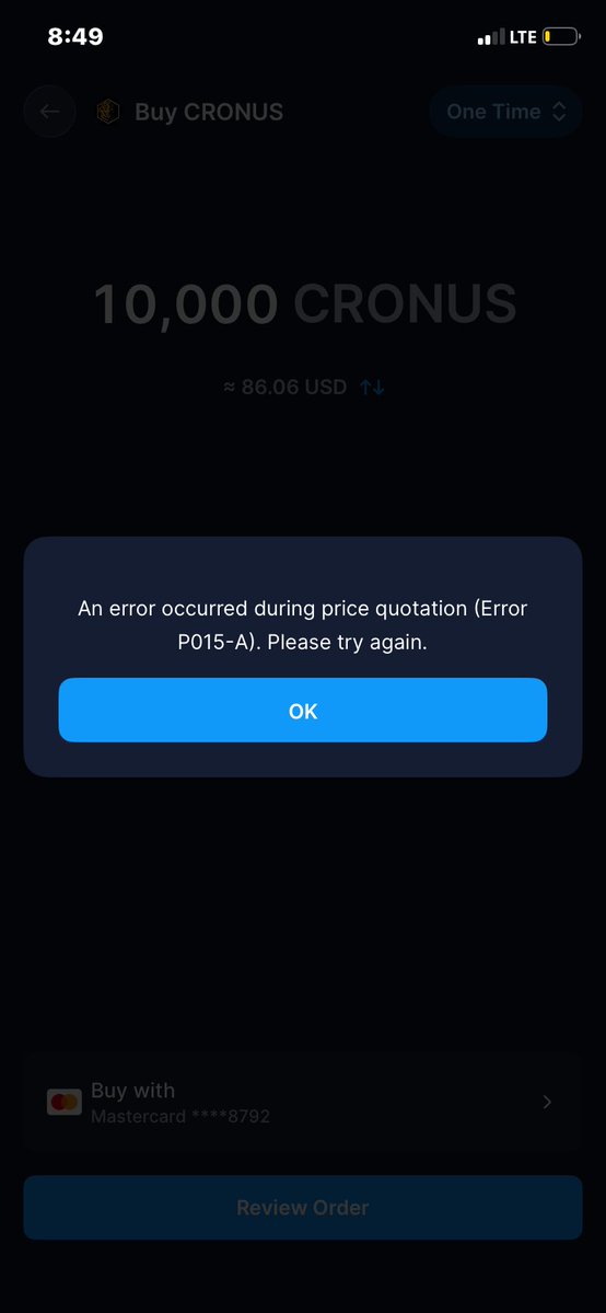 Goldentaurus33's tweet photo. @cryptocom  what’s wrong? https://t.co/OVaP98BY9I