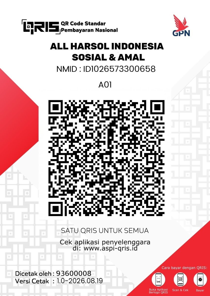 HarrvanguardOfc's tweet photo. Selamat Pagi teman-teman…

info ni teman teman gerakan 5K hari ini terakhir kalo teman teman masih mau ikutan boleh banget ya langsung scan qris aja👇🏻😉💕 https://t.co/UJcvBE9ZK4