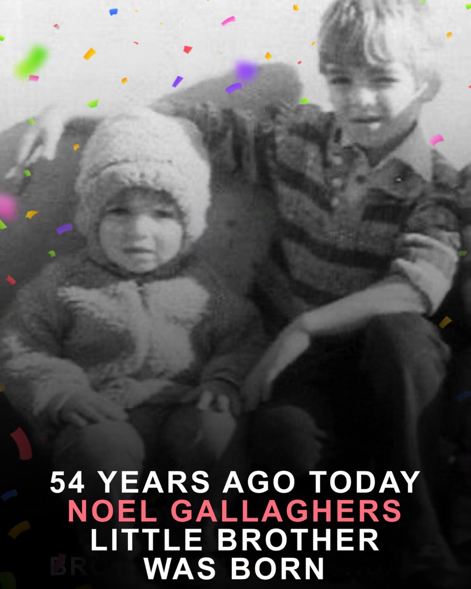 oasisbias's tweet photo. 54 years ago today the most brilliant talented amazing genuine human noel gallagher became a big brother https://t.co/v4pbtITZGc