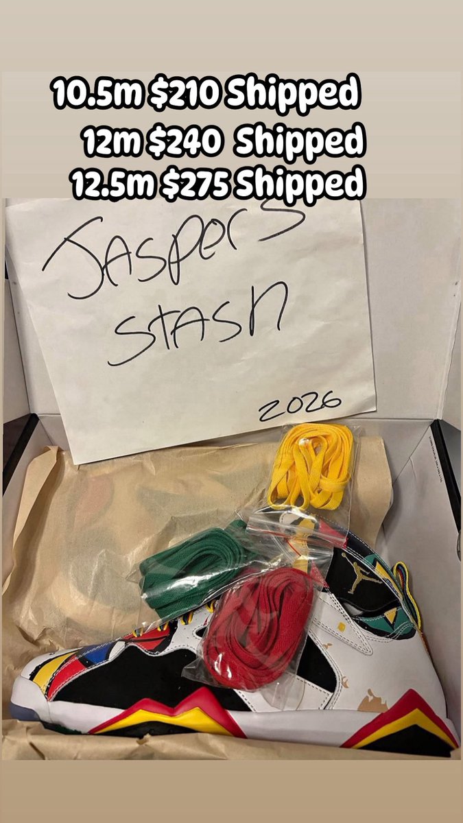 JessieD11022315's tweet photo. @SellKicksSunday Brand new original box inbox from the details or condition please don’t waste time delivering shipping may be added https://t.co/IDxCWRVAc7