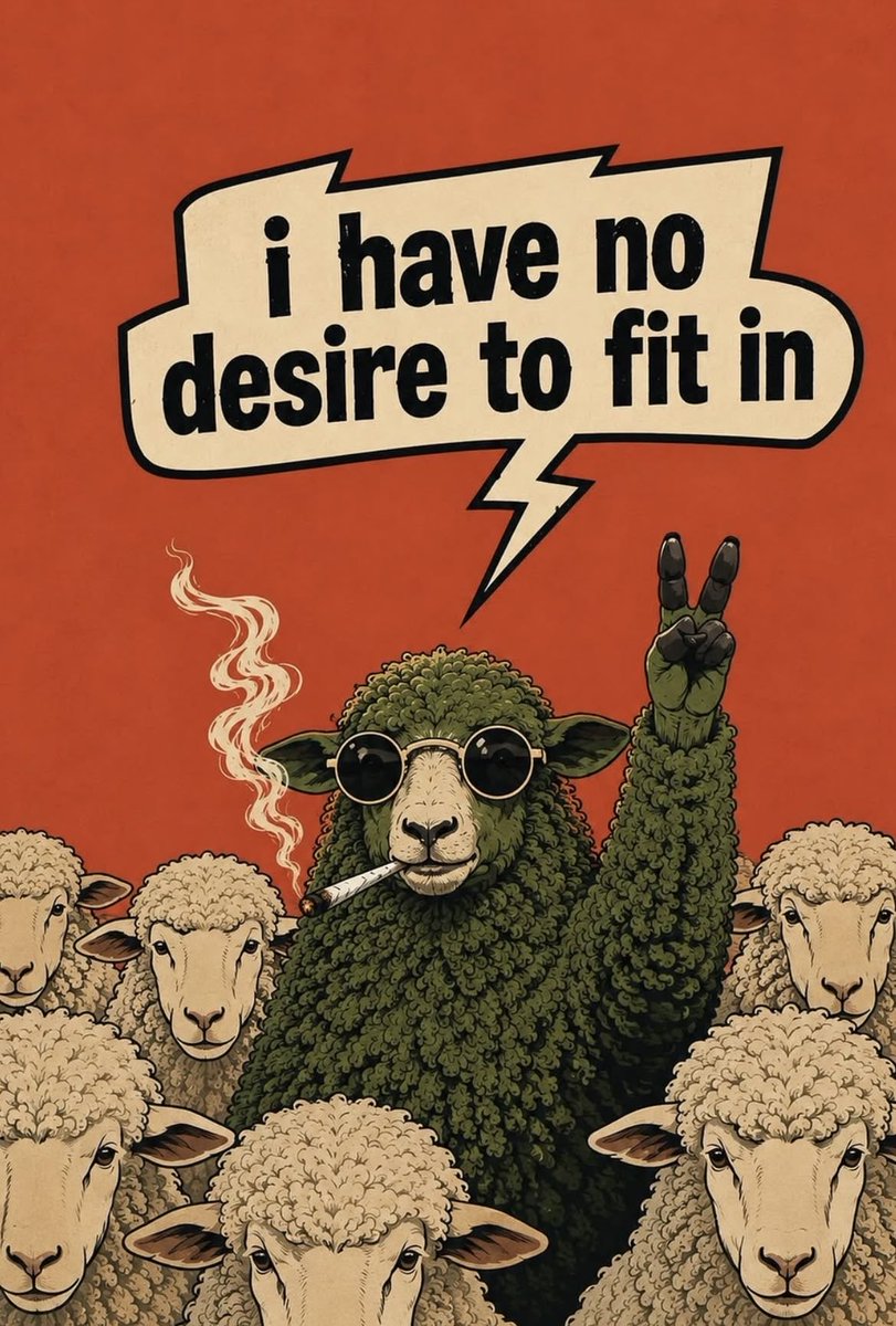 Ribera420's tweet photo. I am the green sheep ✌️💚💨💨 https://t.co/4fCVfyYVls
