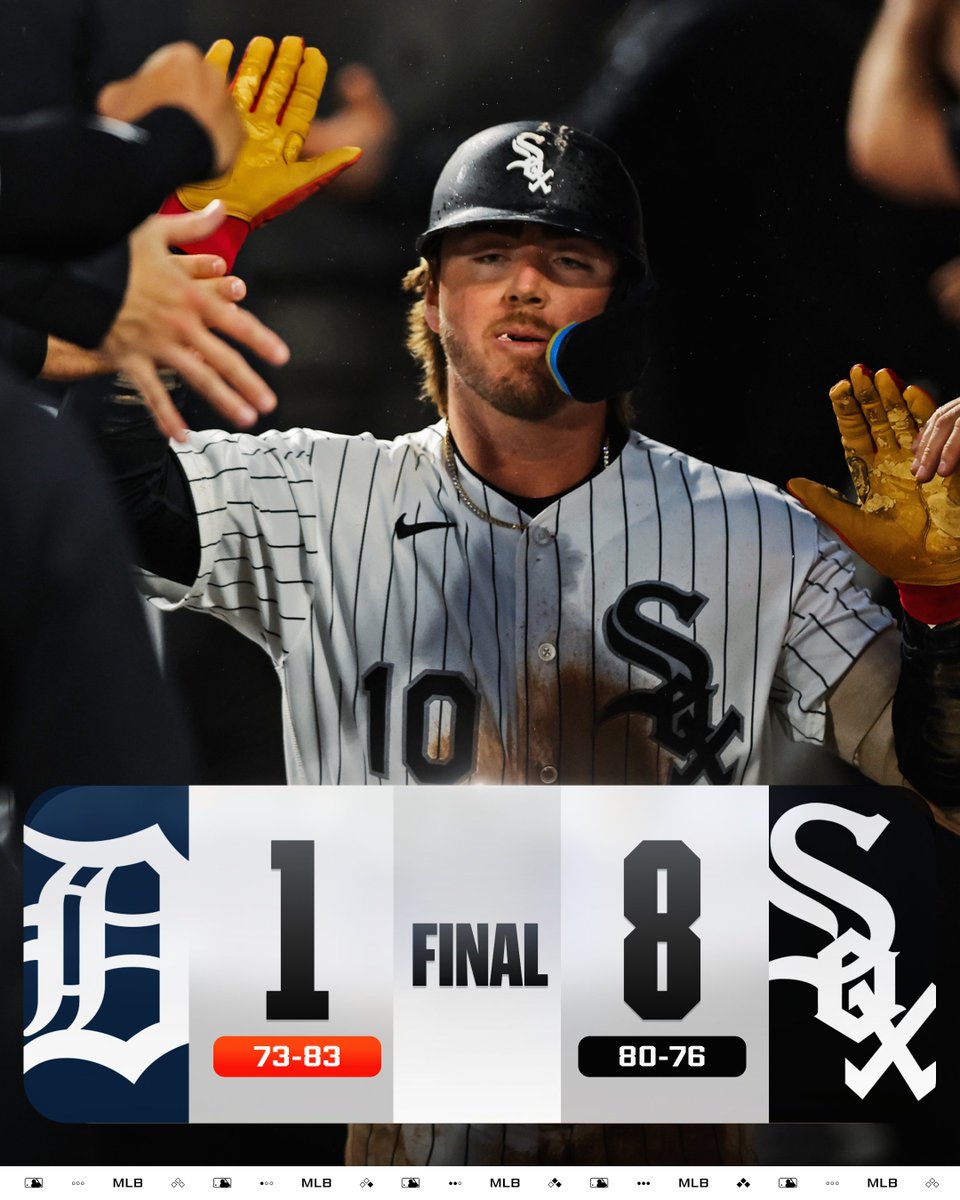 The @​WhiteSox have their first 80+ win season since 2022! 
 [📷](https://pbs.twimg.com/media/HSs5z6bWMAAuecm.jpg) https://pbs.twimg.com/media/HSs5z6bWMAAuecm.j
