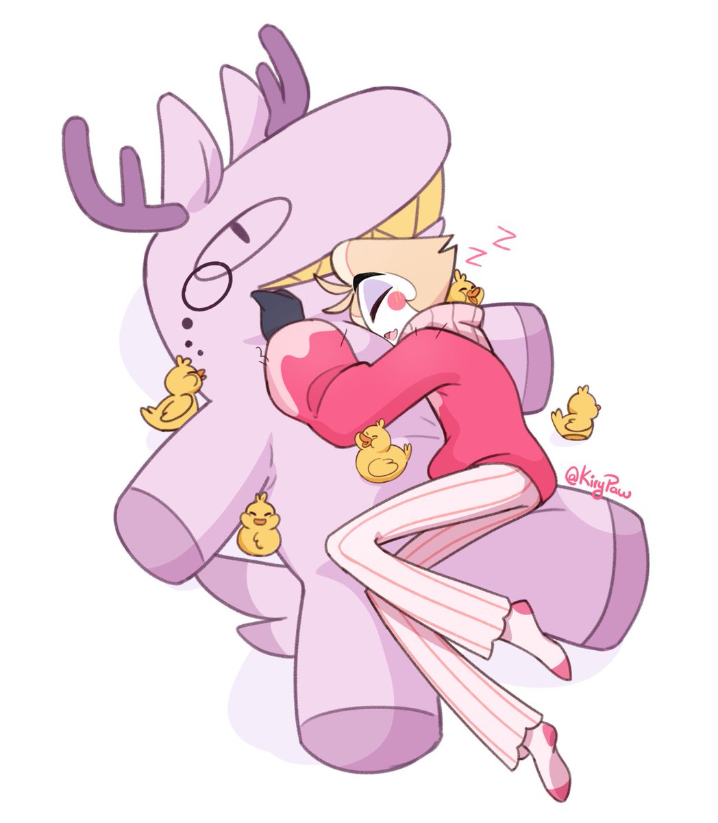 kirypaw's tweet photo. Do not disturb 💤

#HazbinHotel #lucifermorningstar https://t.co/gl1rnLYld1