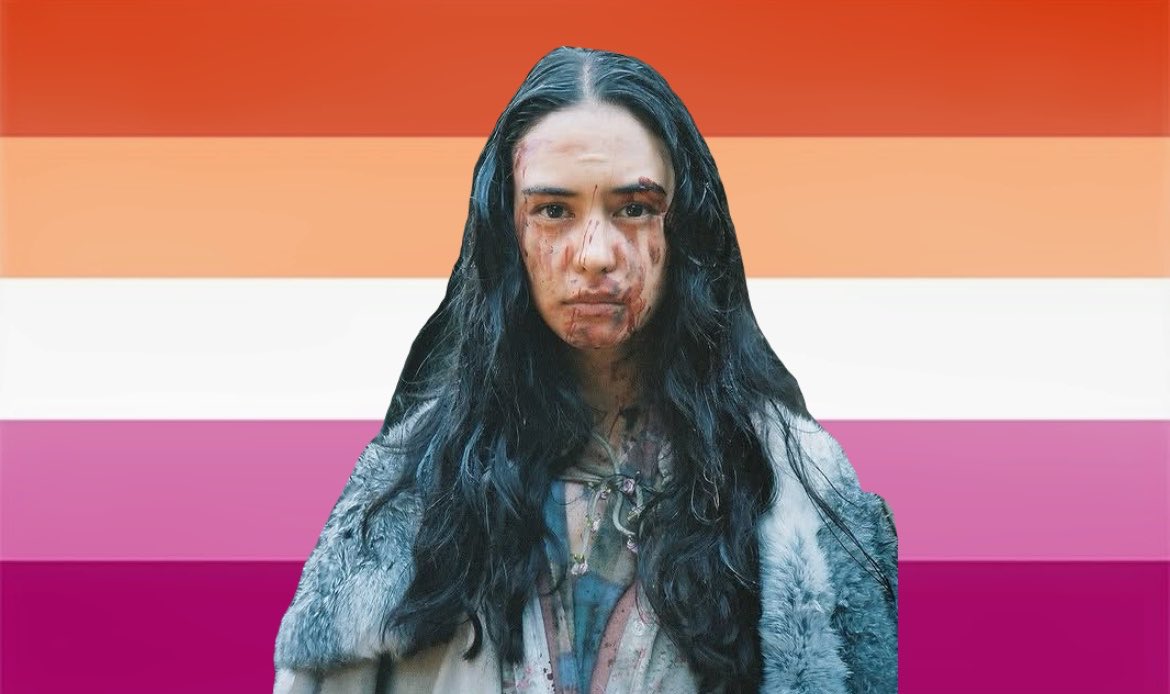 rabbitsaints's tweet photo. lottie matthews lesbian flag for lesbians who love lottie matthews 🧡🤍🩷 https://t.co/YmXO1hLFNy