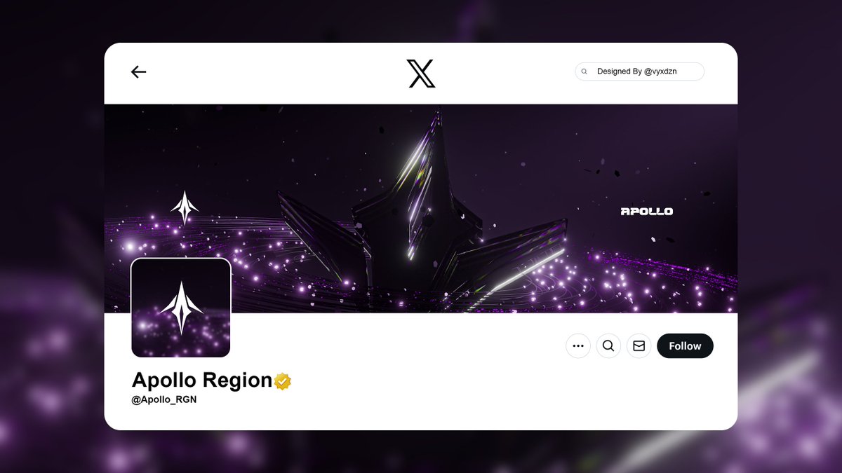 Apollo_RGN's tweet photo. Mission Apollo Is Ready to Launch!

Introducing Apollo Regions new Brand! https://t.co/PrMBaOFGWH