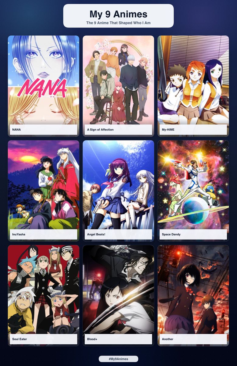 Pawfuwu's tweet photo. ⛓️9 anime’s that shaped me !⛓️

I’m so indecisive and love everything this was so hard to pick ߹𖥦߹ https://t.co/TwjTOGOFya