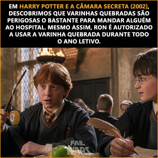 failwars's tweet photo. Segurança em Hogwarts é em último lugar! https://t.co/xIyMlxKZEa