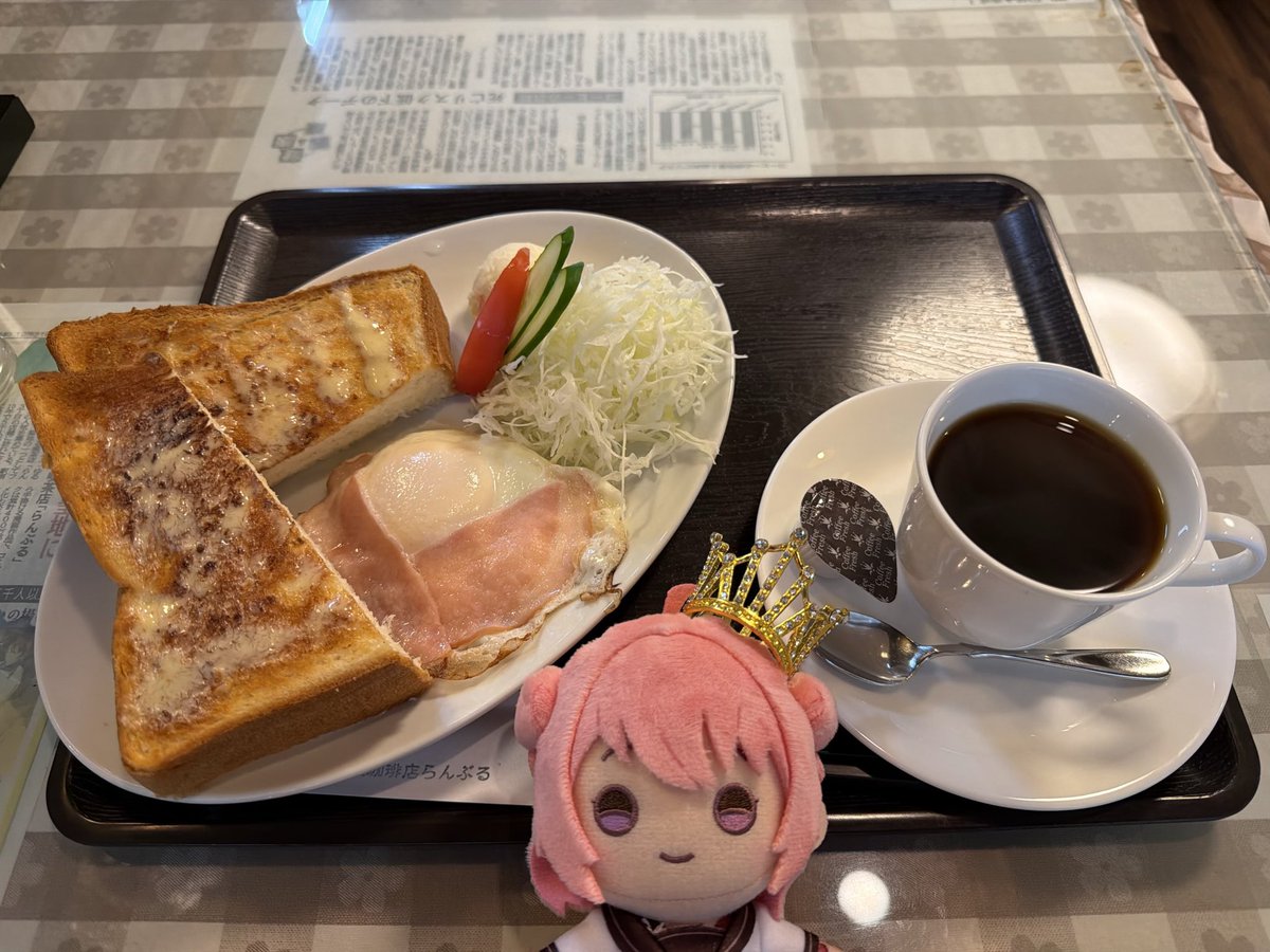 Inukoroll's tweet photo. らんぶるさんにてモーニングです☀️ https://t.co/orwTTesSqs
