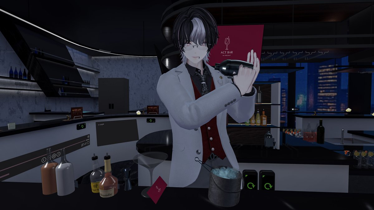 Shikidesu_VR's tweet photo. このイベントはいつも素敵
おしゃべりしてすごく楽しかった
手品まで見せてくれたの~!
World: Act Bar
Author: Actych|アクト
#VRChat #VRChatPhotography #ActBar https://t.co/ar7c3gV9Tj