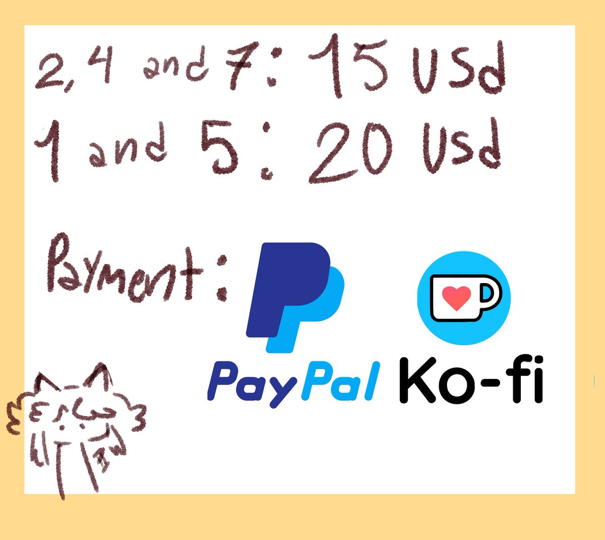 kittenclownarts's tweet photo. havent done this in a while so lets see how it goes down
in case of any questions or interest you can dm me 

a friend saw 3 and instantlly snatched them 

#robloxㅤ #robloxartㅤ #adoptable https://t.co/vvuZe4QQVC