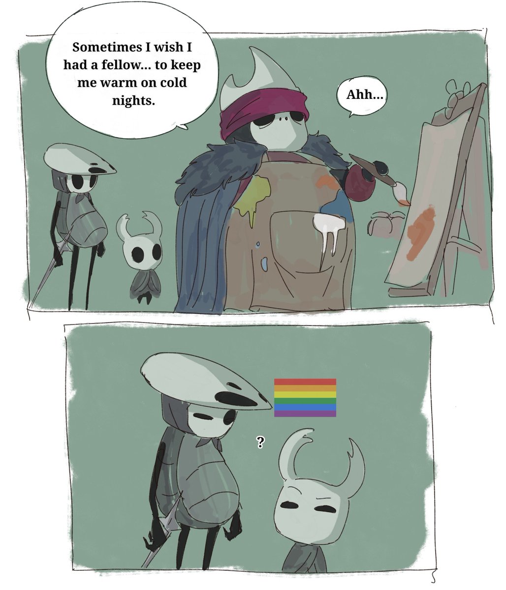 Gisesoft's tweet photo. Quirrell and the little ghost:
* proceed to find him a boyfriend* https://t.co/mYhfP1LsWm