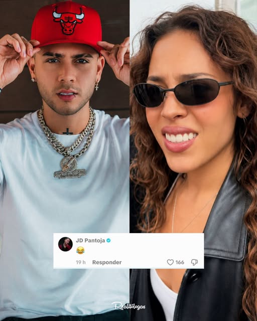 JuliusBattey's tweet photo. 😳🔥 ¡Hay niveles! A Danna Paola le preguntaron si estaría dispuesta a ir al podcast de Juan de Dios Pantoja y su respuesta fue contundente: “NO”. 👀
La reacción de Juan no tardó en llegar y respondió al video con un emoji de risa. 😂 https://t.co/uULTF5ZCt9