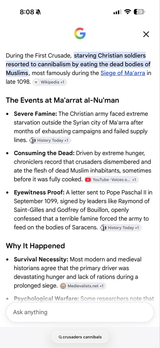 FuriouzStyles's tweet photo. @PirowenSWAT @TzviGoldstein @HomerPavlos Muslims cannibals ? They don’t pork, why would they eat humans? https://t.co/9C2dRrO8Vi