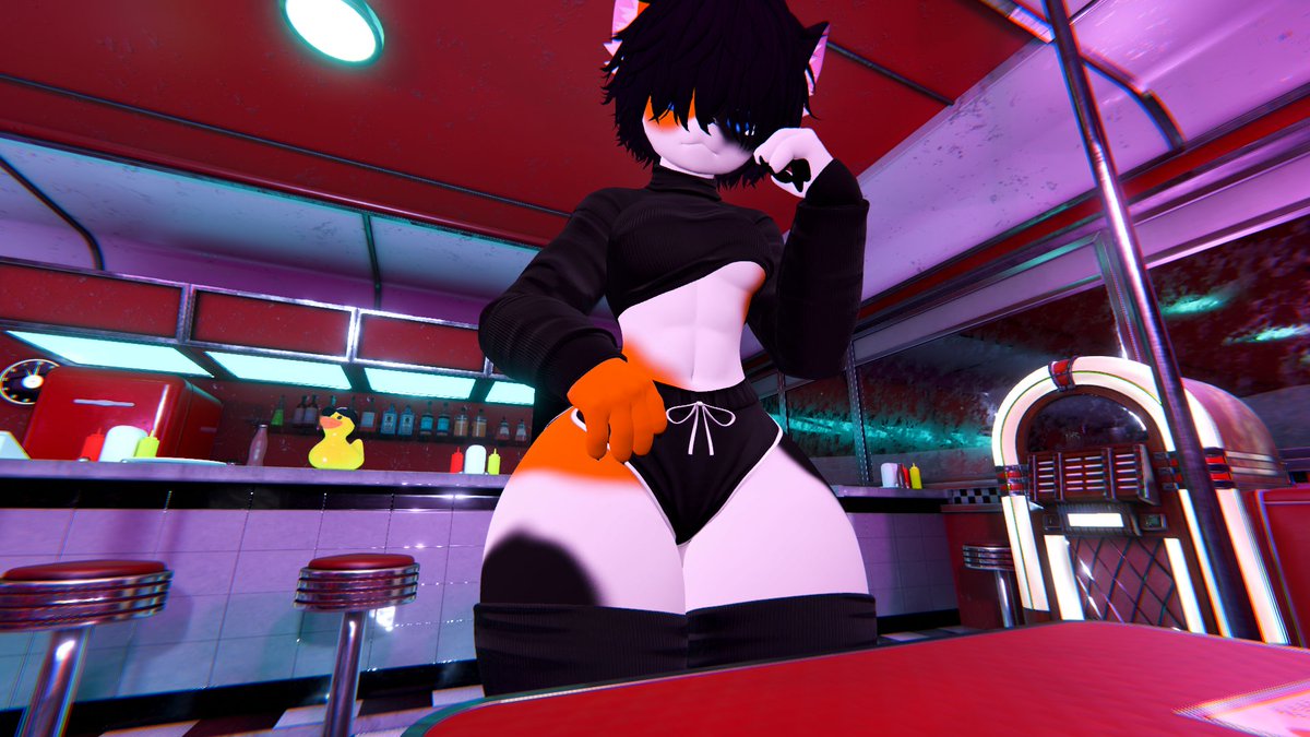 Shadow_Wolf000's tweet photo. what you ordering handsome~
#vrc #vrcAD https://t.co/hMc29LgGOC