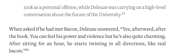 heartfollower27's tweet photo. Deleuze meeting Francis Bacon. https://t.co/XjTCB8Wxtl
