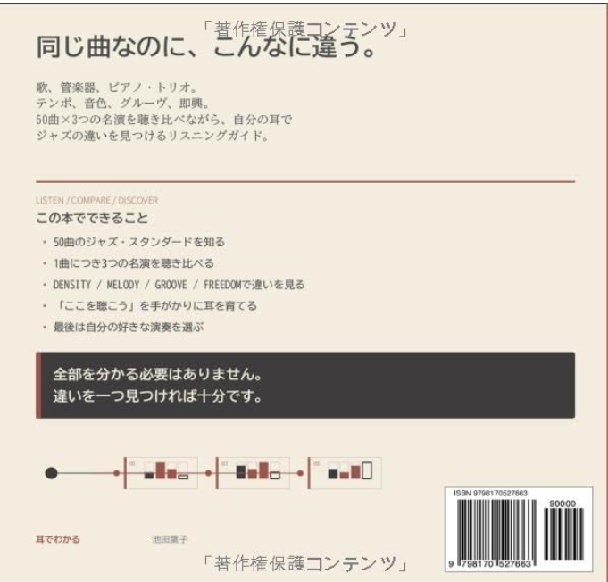 happaclef's tweet photo. 同じ曲なのに、こんなに違う。
ジャズ・スタンダード50曲を、1曲につき3つの名演で聴き比べる本を作りました。
歌、管楽器、ピアノ・トリオ。
テンポ、音色、グルーヴ、即興。

違いをひとつ見つけて、「私はこの演奏が好き」と選べたら十分。
Amazon👇
【https://t.co/I1iVdB3OWR】 https://t.co/su6JB1BNSY