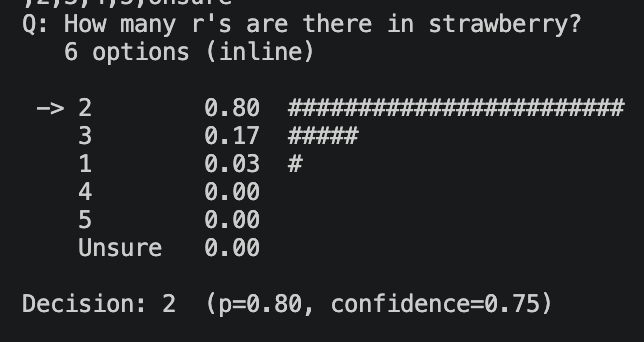 danman314's tweet photo. Jev's creators have been careful with their hallucination claims, so not to knock them, but Jev definitely hallucinates, at a rate very similar to other models! 

Here's a bunch of them!

The classic: # of r's in Strawberry: https://t.co/HCvB2cjQ33