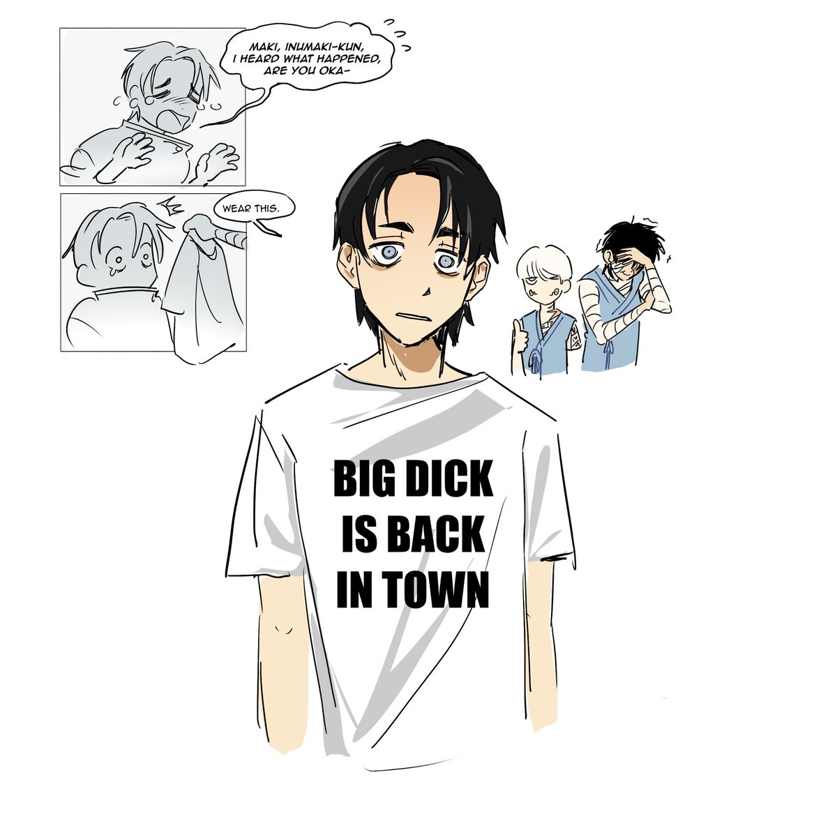 pupsicle8's tweet photo. [JJK] he’s back https://t.co/B3oHh0UeMT