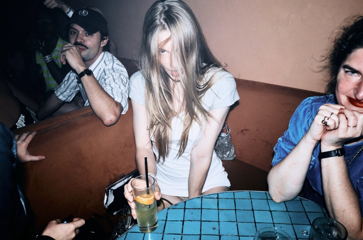 schafercentral's tweet photo. Hunter Schafer, photographed by Myles Hendrik, at Charli xcx’s “Music, Fashion, Film Tour” show after-party last Tuesday. https://t.co/LiXtDFecyB