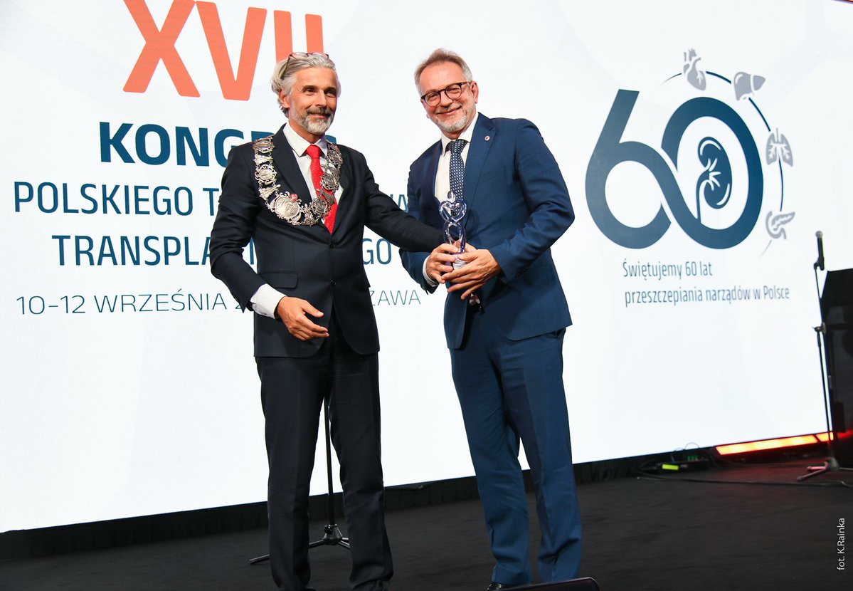 dewojt's tweet photo. Deeply honored to receive Honorary Membership of the Polish Transplantation Society.
Especially meaningful as Poland is where my medical and surgical journey began.
Grateful to my mentors & collaborators, and to my team at #ErasmusMC for their continuous support. Dziฤkujฤ๐ต๐ฑ https://t.co/OA64tymYSN