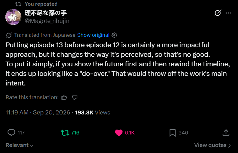 StTism14's tweet photo. @OperationBiggie @Kahiyao @totithoth Rihujin's reason why the order was the way it was.
https://t.co/in7pr4F18e https://t.co/JRQkHPEStb