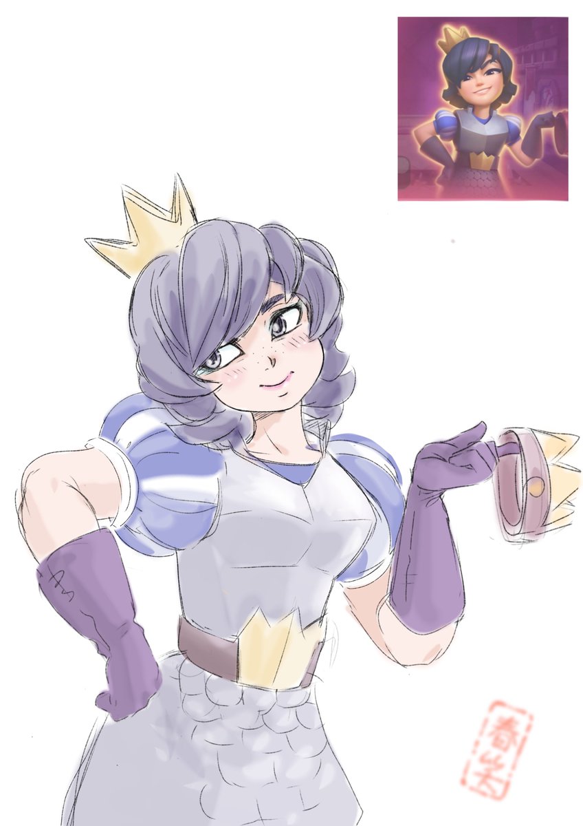 kajuginka12's tweet photo. #ClashRoyaleFanArt
#artroyale
#Princess
寝起きのらくがき
この娘をどう描いていいか
まだ迷走中😅 https://t.co/aqs3Ahu9mV
